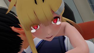 [4kmmd]Yuudachi in train