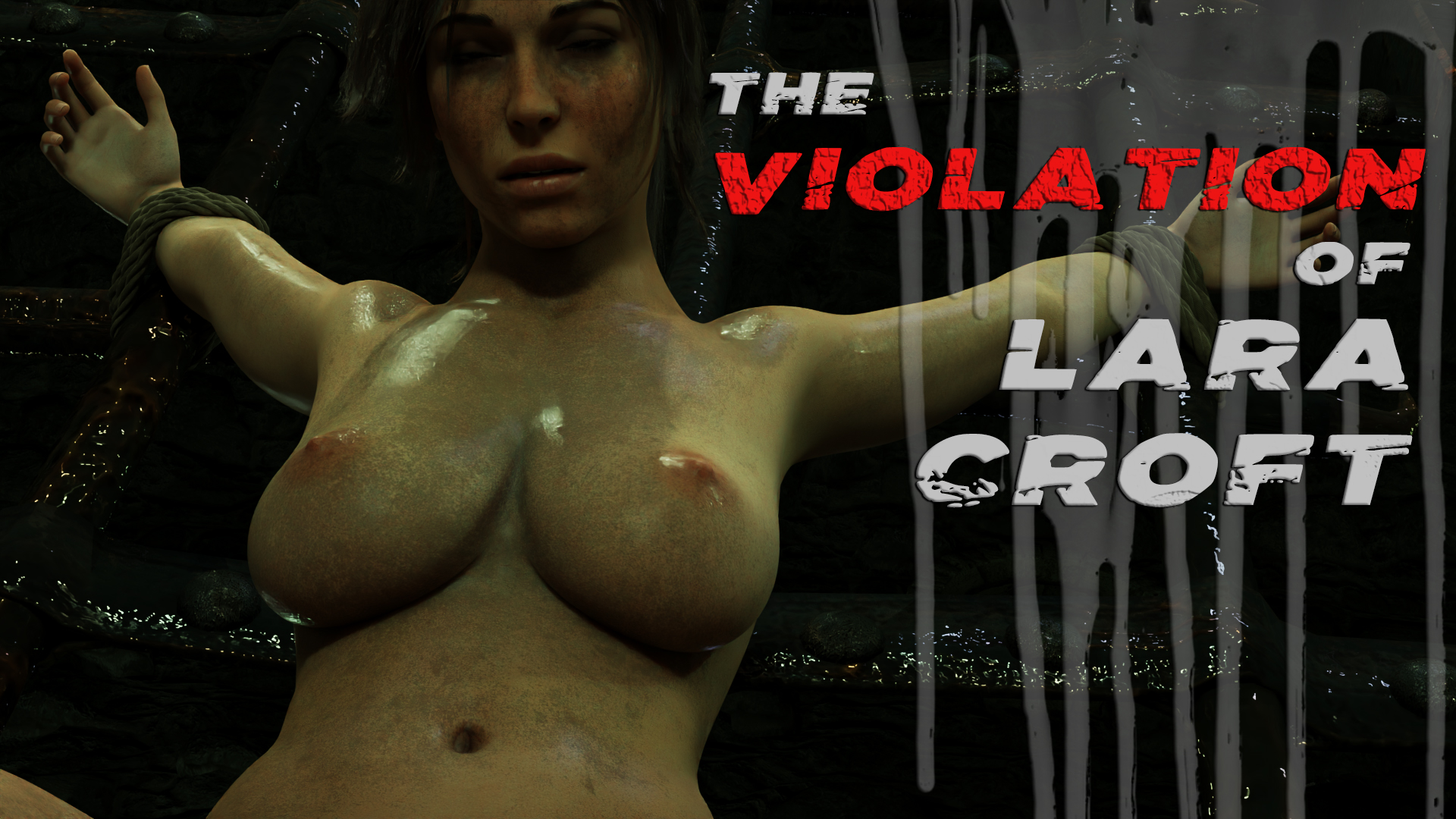 Lara Croft defeated and brutally punished [SteamOven3D]