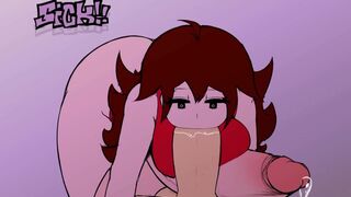 Girlfriend Giving her Boyfriend A Sloppy Blowjob~