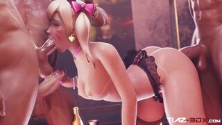 D.va enjoys the party