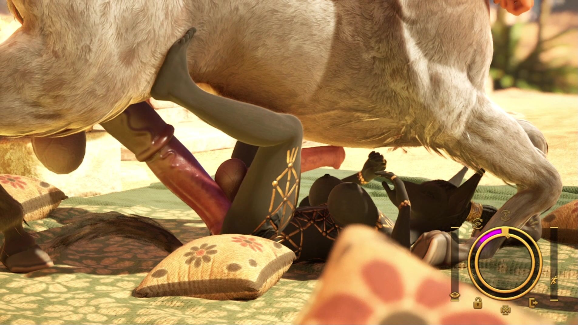 Centaur And Futa Wolf Making Quite A Show