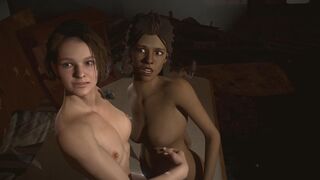 Meg Thomas Jill Valentine Threesome