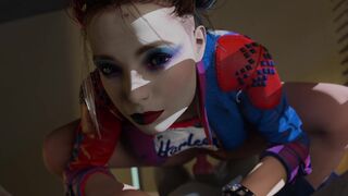 Harley rides a good boy