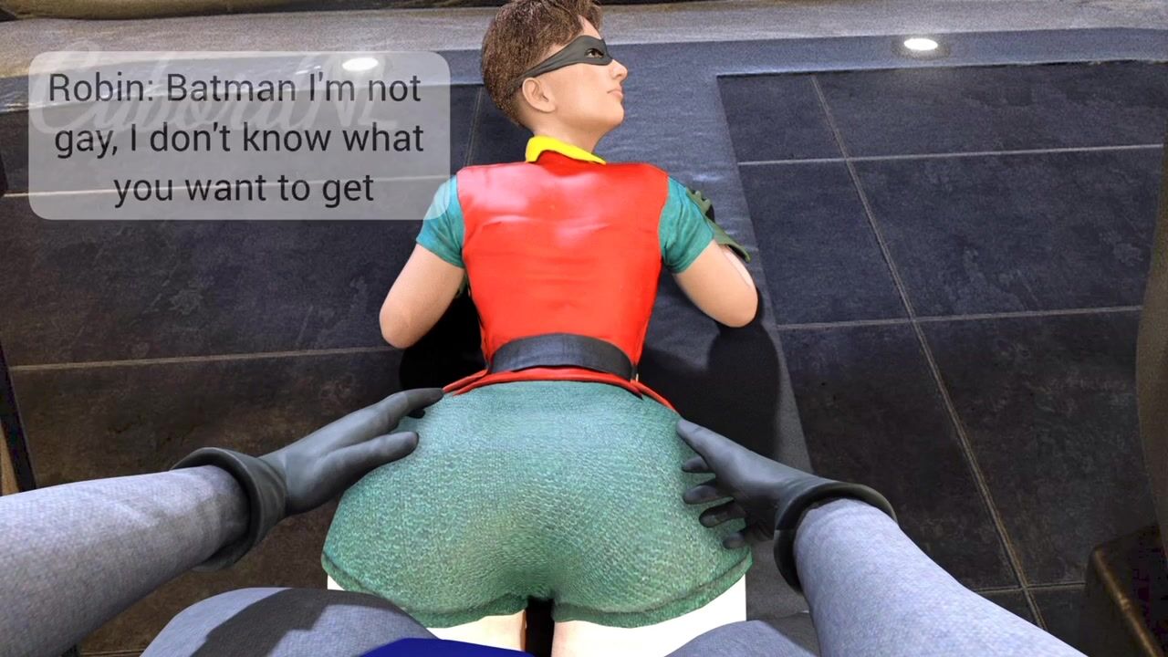 Batman Fuck the Big Ass of Robin for first Time