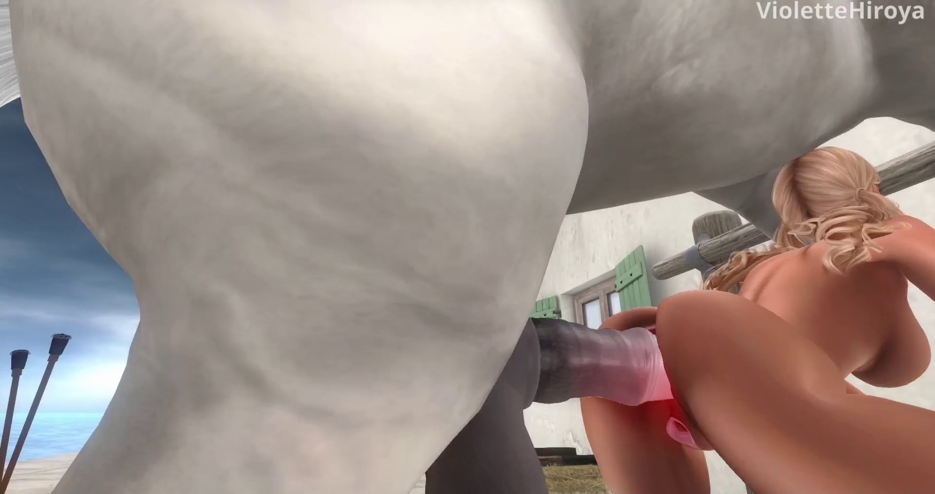 Slutty Rider Gets Busy With Her Horse