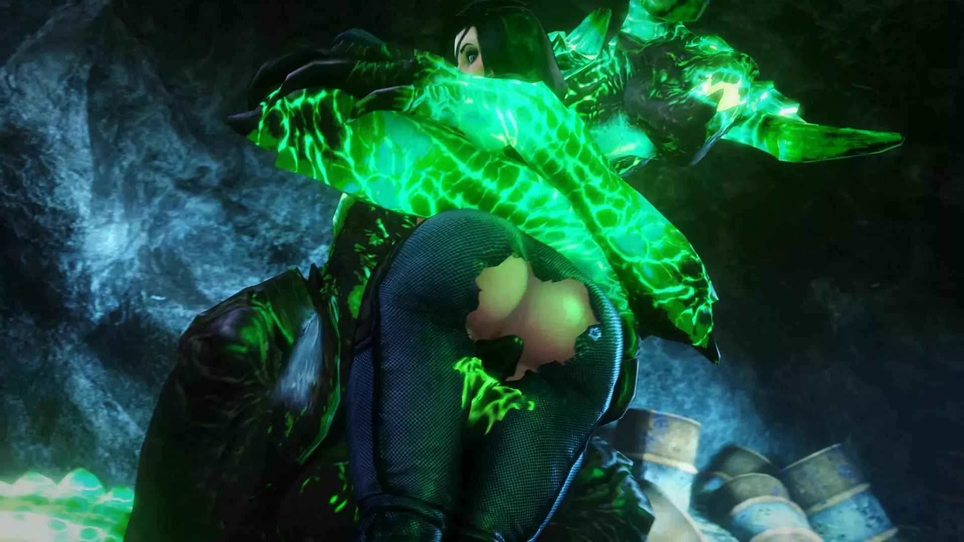 The Deathclaw stands sentinelA powerful guardian in the digital wildsThe Deathclaw’s silent vigilance