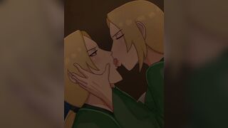 Tsunade selfcest kissing