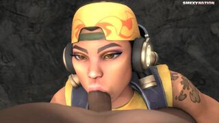 Raze Deepthroating Phoenix's Cock (Smexynation)