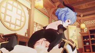 Ganyu riding [Aline_EN]