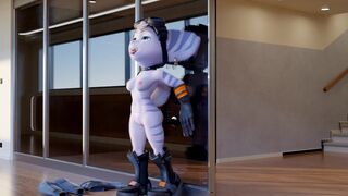 Rivet being freaky in a staricase