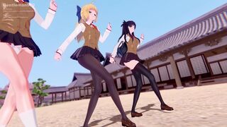 fate stay night girl trio mk 1 wip