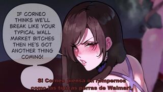 Tyffa and Aerith in a GangBang Sub Español