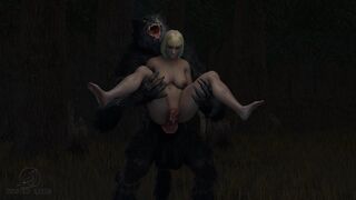 Ela being fucked by a werewolf {twistedraven}