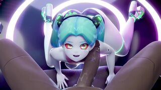 Rebecca's Oral Quickie Animation 1 Skin Tone B