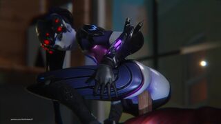 Widowmaker is enjoying a juicy one!