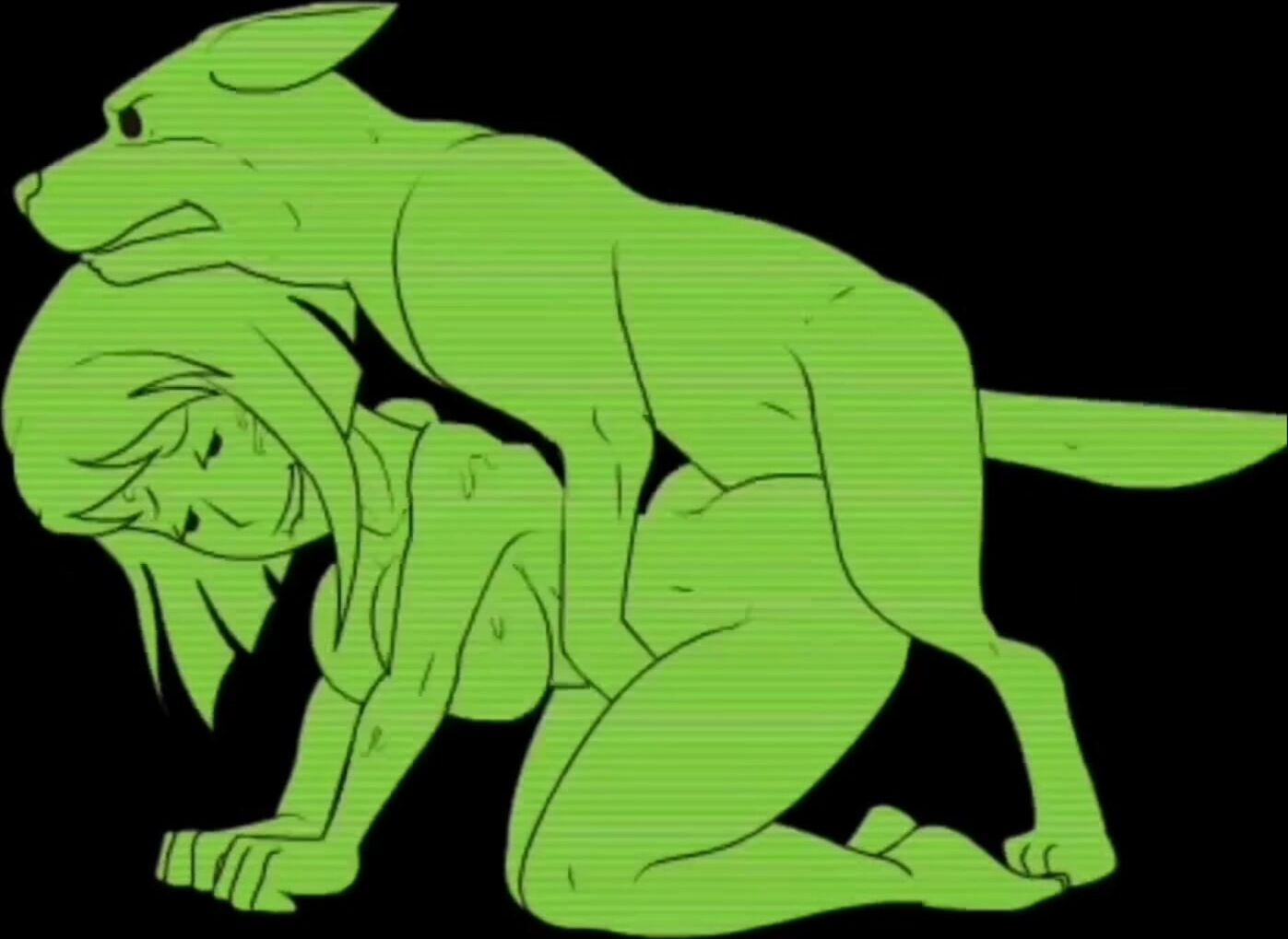 Stupid Vault Girl hooker gets fucked by a dog