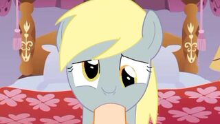 Pony Derpy gives you a blowjob