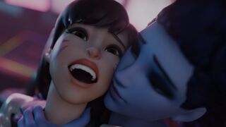 Submissive D.Va [BaronStrap]