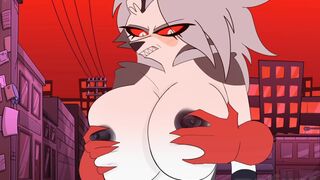 Crumple and FUCK Loona's tits