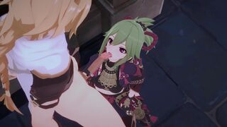 [No Subs][Genshin] Shinobu Service - Kuki 4K