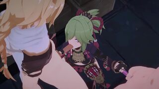 [MMF3P][Genshin] Shinobu Service - Kuki Scene 2 4K [Koibito]