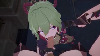 [MMF3P POV][Genshin] Shinobu Service - Kuki Scene 2 4K [Koibito]