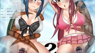 sisters discover the pleasure of being fucked from behind by insects