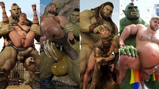 Gay Orcs Male Fuck Sex Compilation