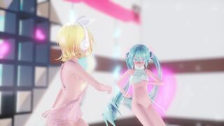 [4kmmd]Miku Rin Lap Tap Love B ver
