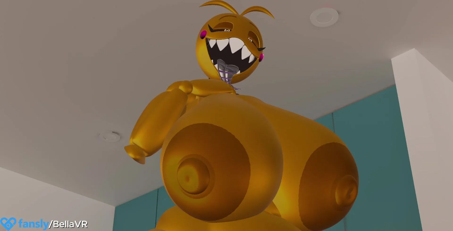 Toy chica breasts