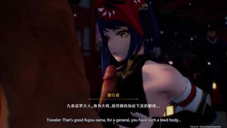 Sex Battle with Kujou Sara 1440p 60fps English Sub