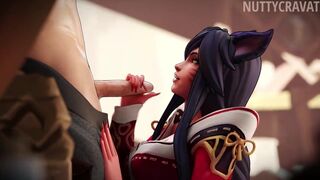 Ahri Blowjob [Sound][NuttyCravat]