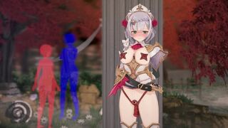 Noelle parasitized by a tentacle suit