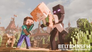 STEVE ADVENTURES : ENDERMAN X ALEX