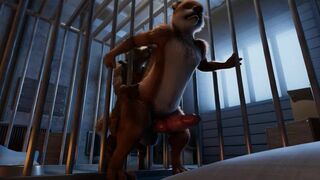 Rocket Raccoon Fucks His Cellmate