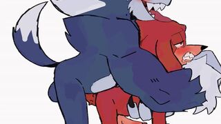 Werehog fucking Knuckles [NeverSafeFromWa]