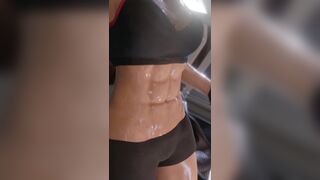 Panam Showing Her Sweaty Body [Loligagger]