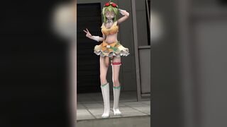 Trying to sneak around but she's dummy hung