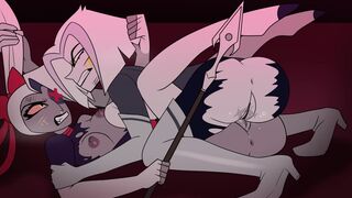 Vaggie And Lute Are Fighting Very Fiercely - Hanasaki Yunarin