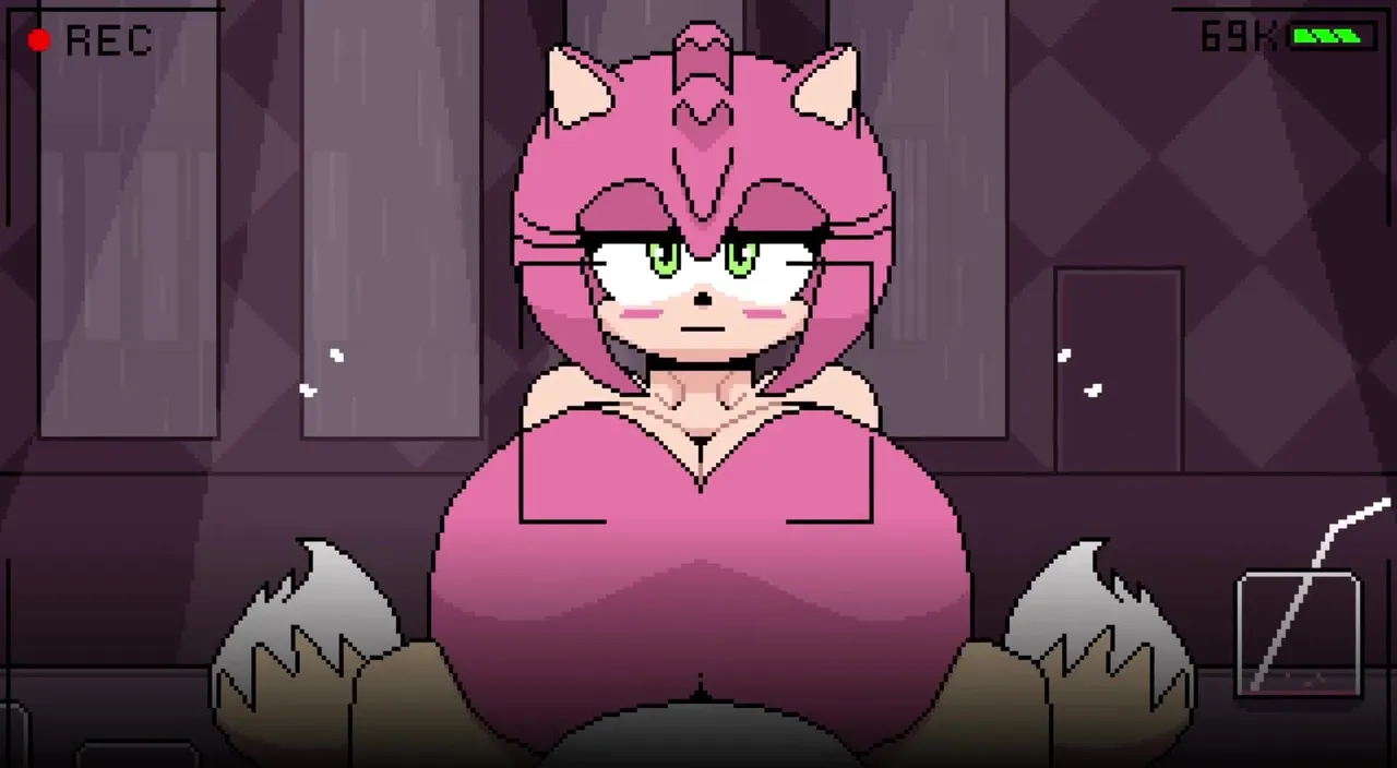 Amy rose in the emerald bar