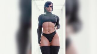 Pharah Showing Her Fit Body [Trioodi]