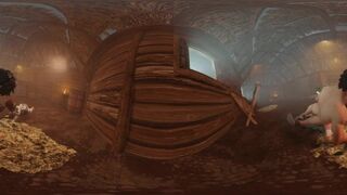 HUCOW Company 2 VR! Ming Lee and Aunt Cass in 3D