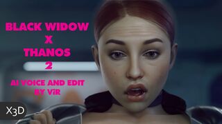 Black Widow x Thanos 2 [X3D] w/ AI Voices