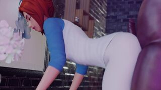 Gwen Tennyson Bend Over Assjob [Kishi]