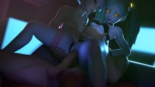 Rebecca And Lucy Team Bonding [RougeNine]