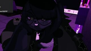 Bonnie riding a tentacle