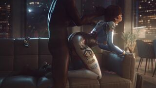 D.Va Couch Action 3 ver's