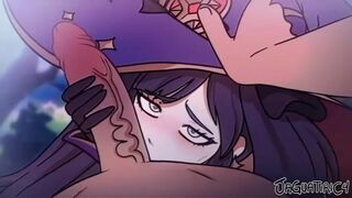 Genshin Impact Fucking Mona Megistus [Jaguatiric4]