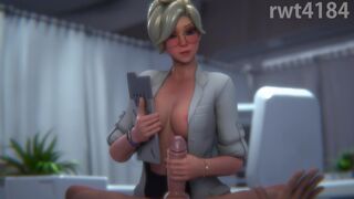 "Dr. Ziegler finishes off the physical with an oral extraction." [Rwt4184]