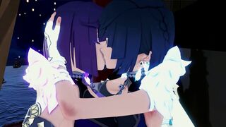 Yelan (Hydro) x Yelan (Electro) Kiss [No Audio]